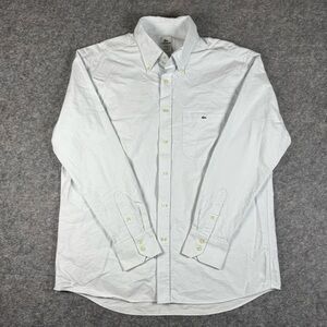 Lacoste Men's Classic White Button-Down Shirt